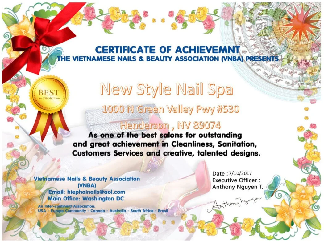 contact new style nail spa henderson nv